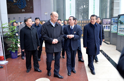 【陜鼓集團(tuán)】陜西省委副書記、省長、省政府黨組書記劉國中一行蒞臨陜鼓視察指導(dǎo)工作